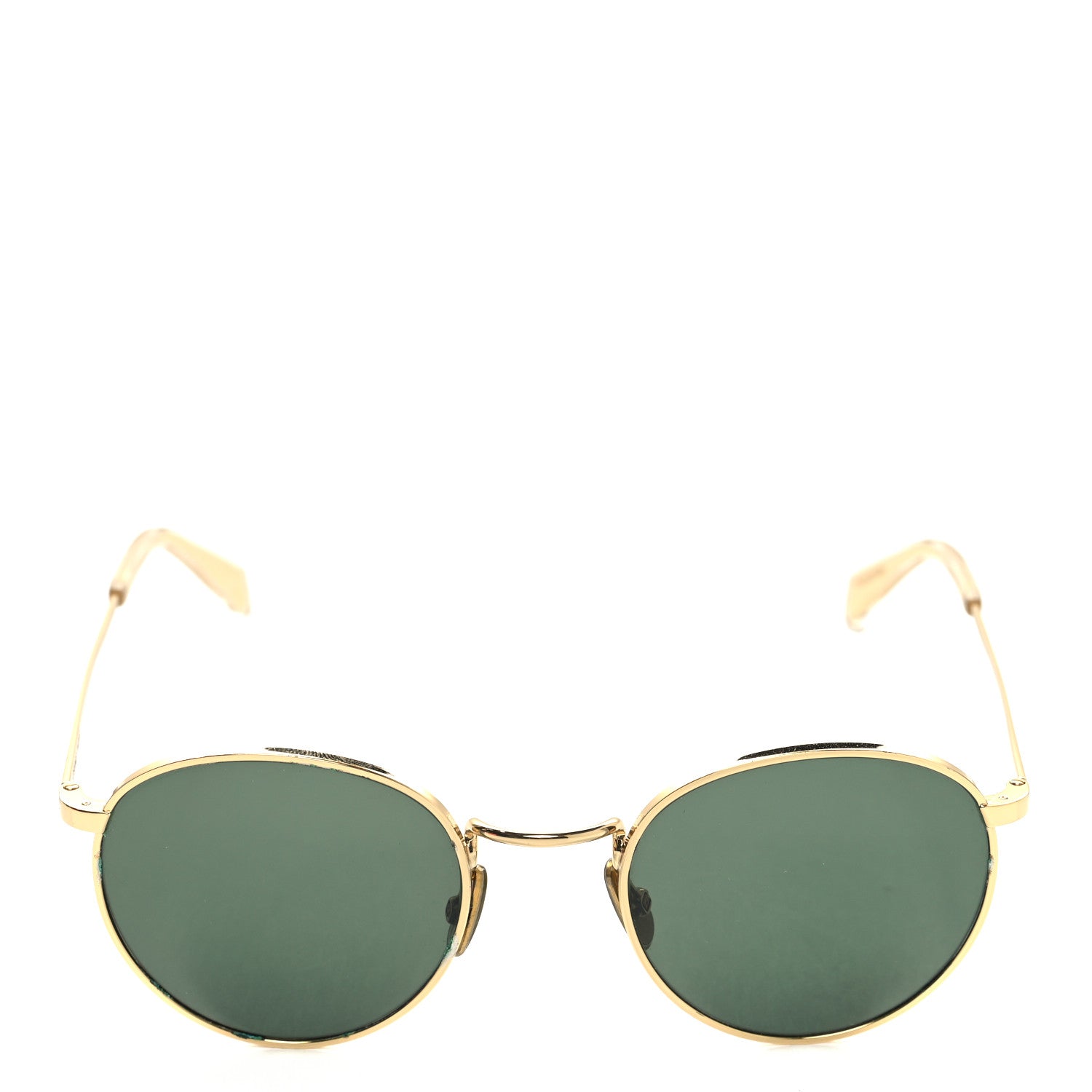 Celine Metal Round Sunglasses CL40100U Gold 2 of 8