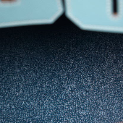Hermes Epsom Candy Birkin 35 Celeste Mykonos 38 of 38