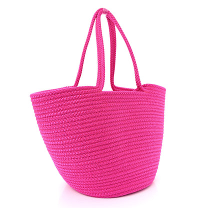 Balenciaga Raffia Large Ibiza Basket Bag Fuchsia 3 of 11