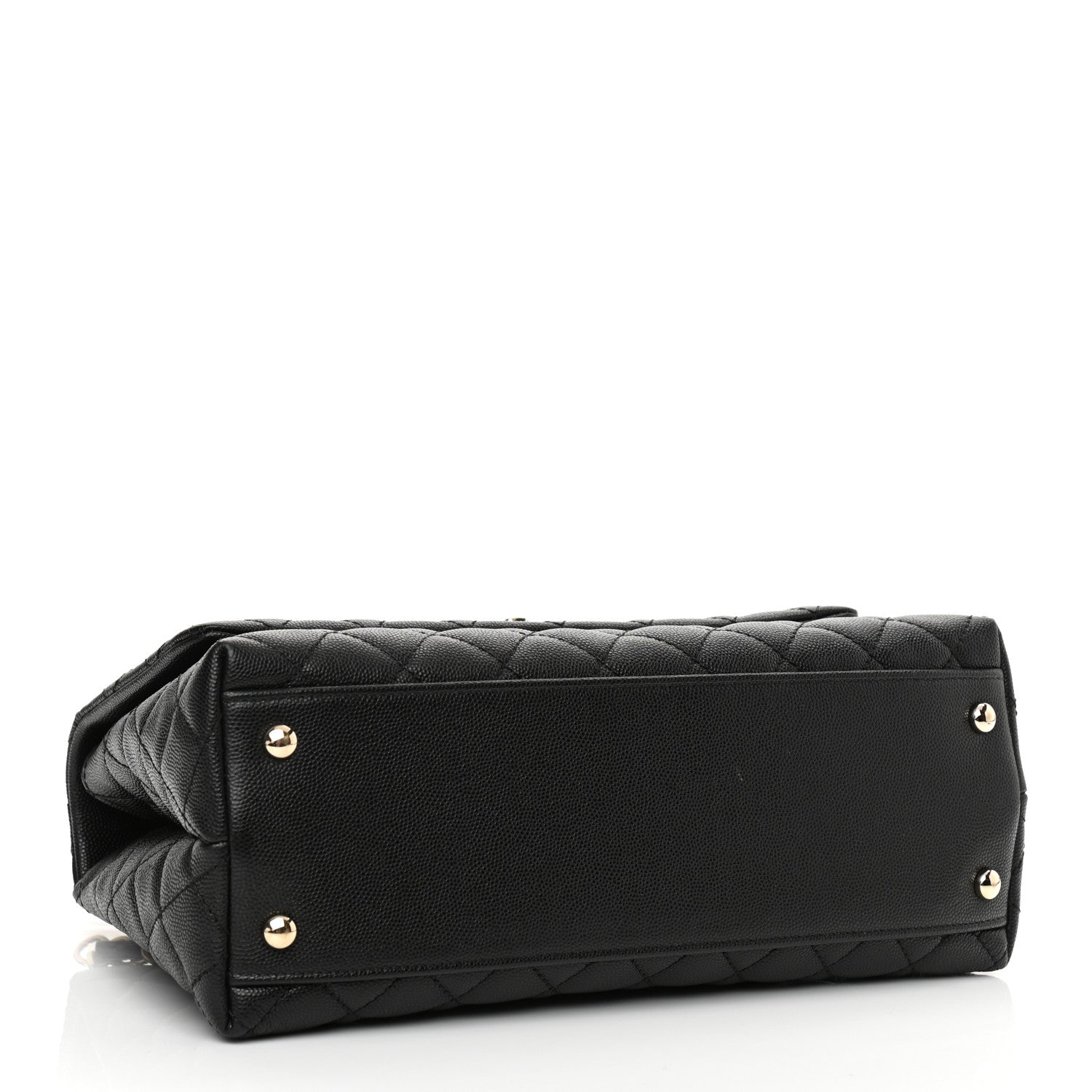Chanel Caviar Quilted Small Coco Handle Flap Black 4 of 9