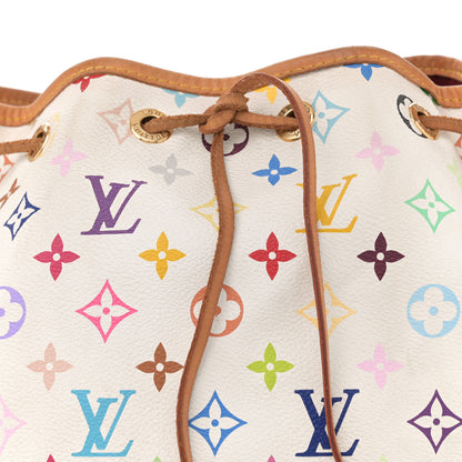 Louis Vuitton Monogram Multicolor Petit Noe White 7 of 10
