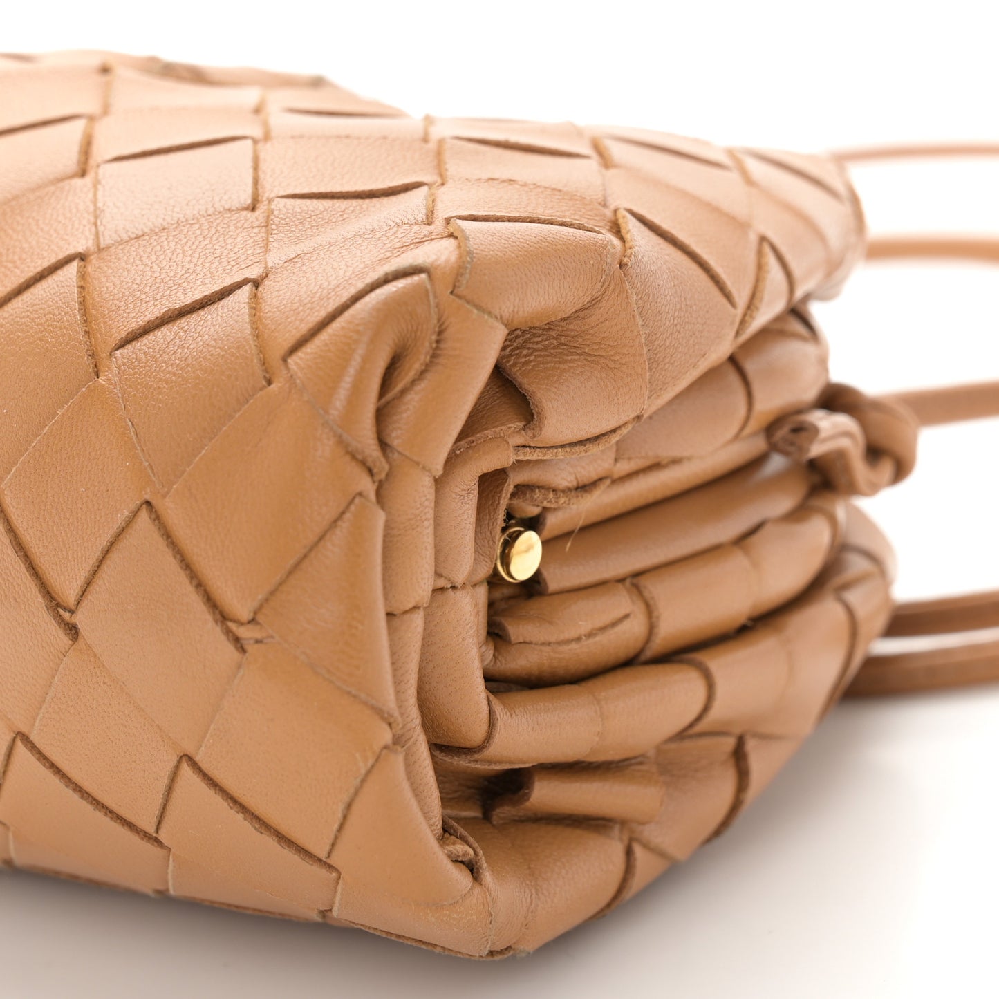 Nappa Intrecciato The Mini Pouch Carmel