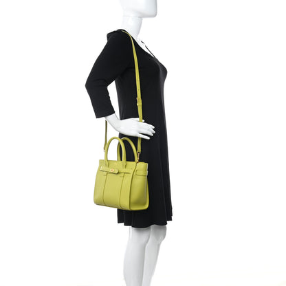 Mulberry Small Classic Silky Calfskin Mini Zipped Bayswater Meadow Green 2 of 9