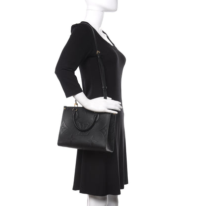 Louis Vuitton Empreinte Monogram Giant Onthego PM Black 2 of 9