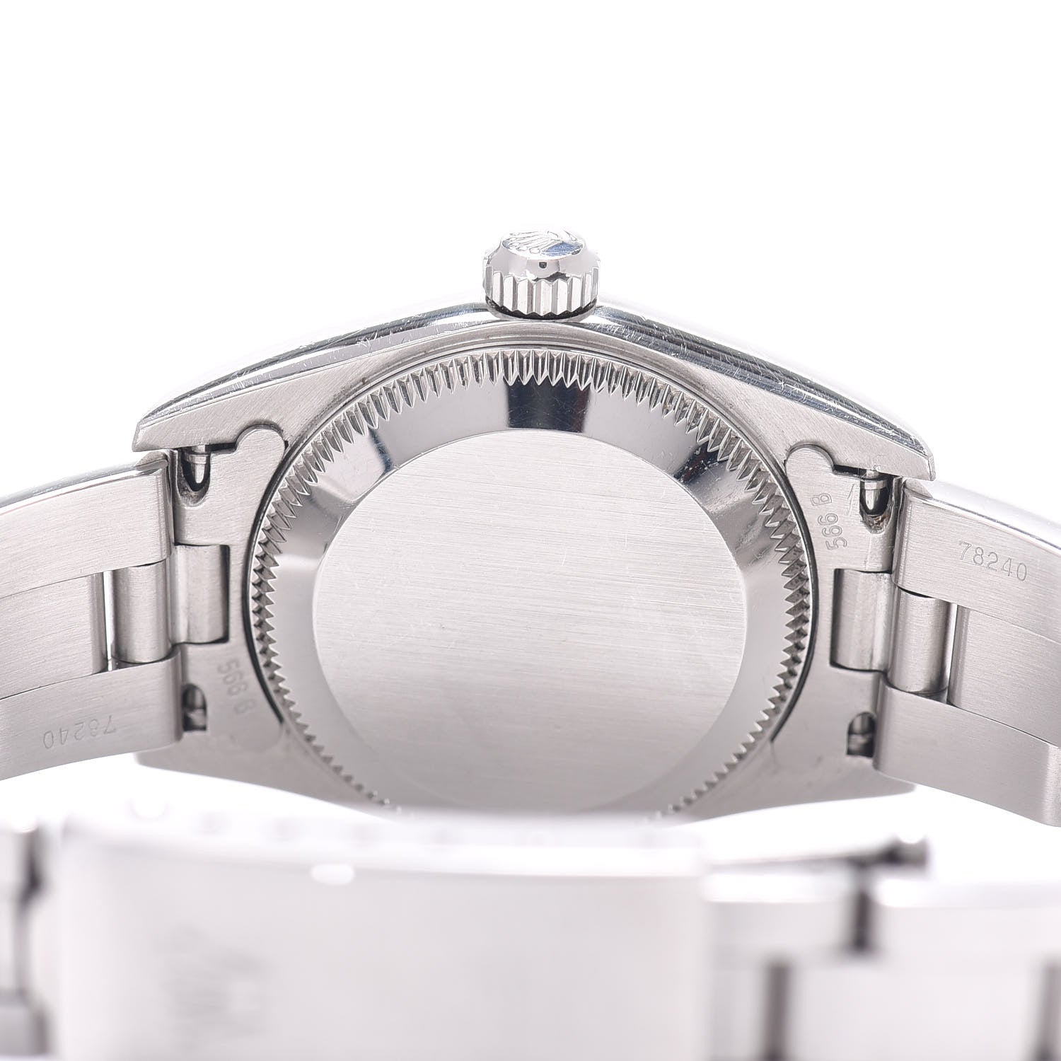 Rolex Stainless Steel 24mm Oyster Perpetual Watch Blue 76080 4 of 4