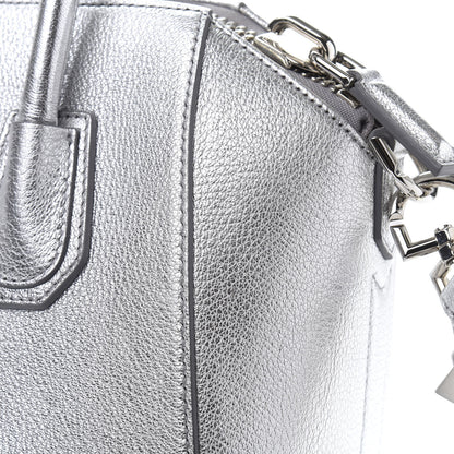 Givenchy Metallic Sugar Goatskin Small Antigona Silver 12 of 13