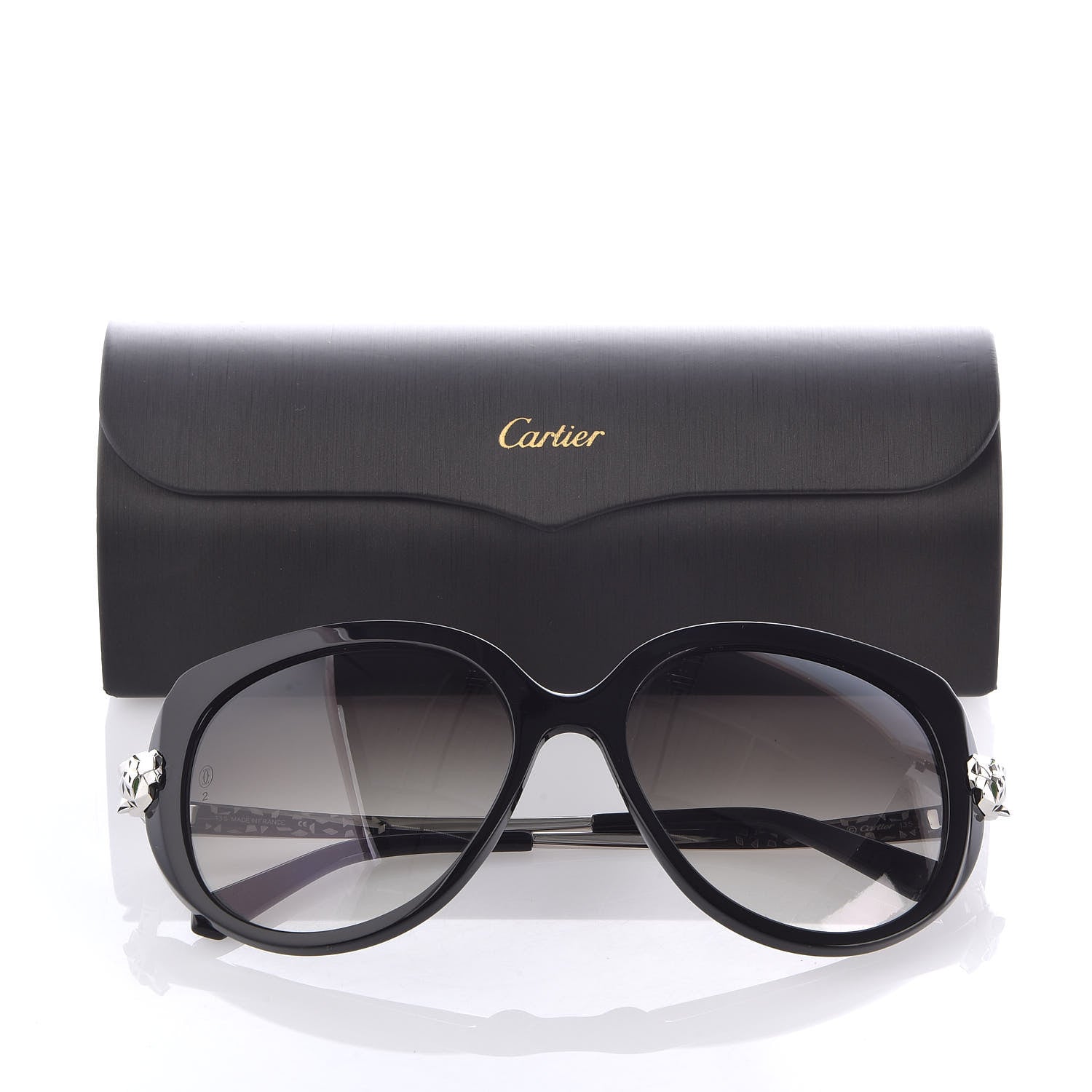 Cartier Panthere Wild De Sunglasses Black 8 of 8