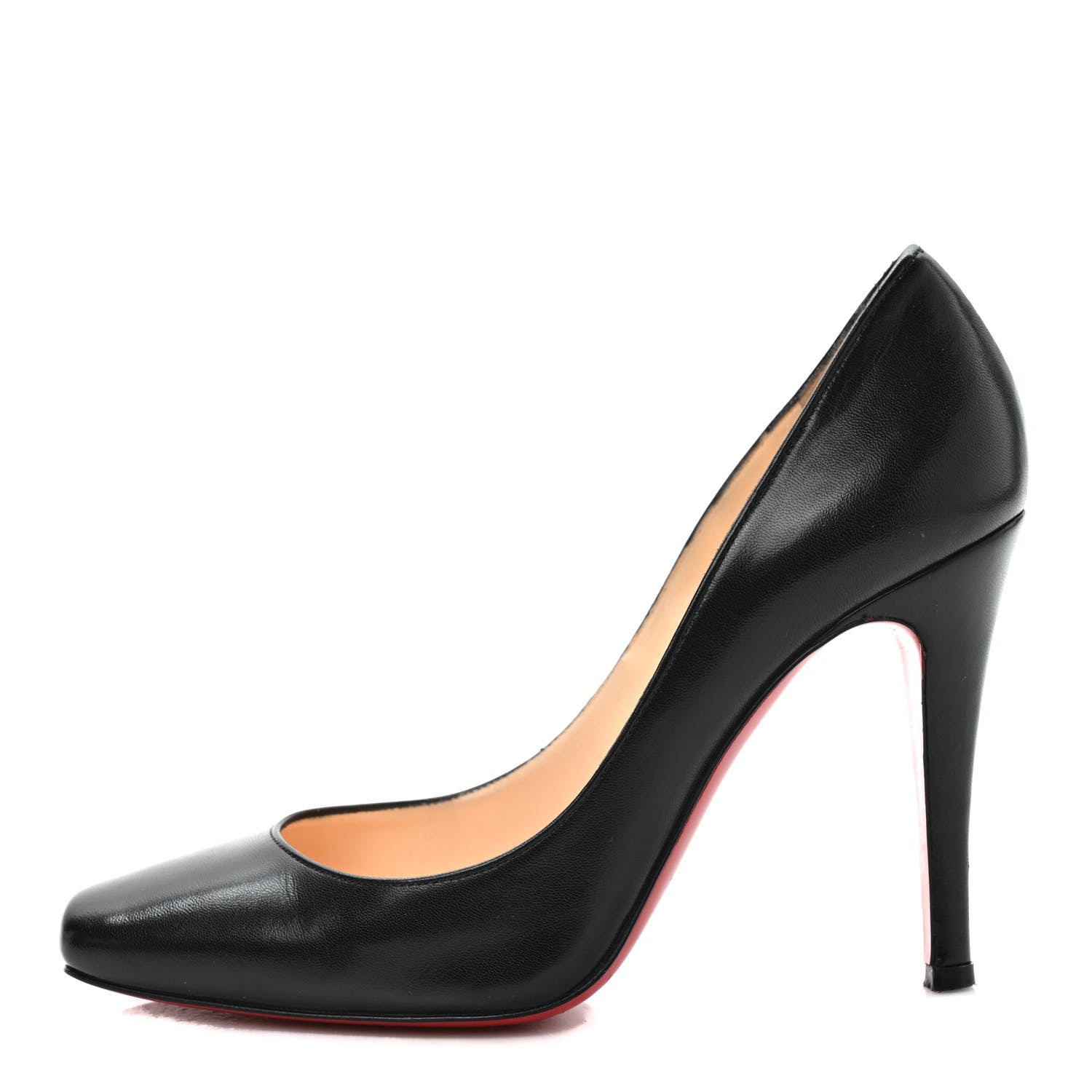 Christian Louboutin Kid Particule 100 Pumps 36 Black 1 of 9