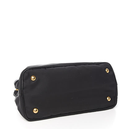 Prada Tessuto Nylon Soft Calf Tote Black 3 of 8