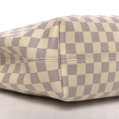 Louis Vuitton Damier Azur Graceful PM Rose Ballerine 10 of 14