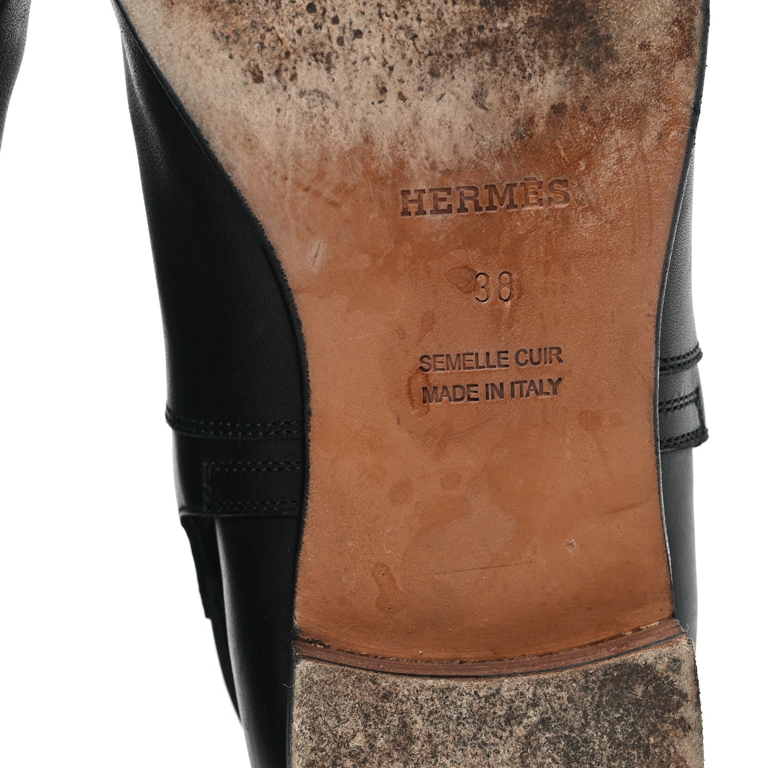 Hermes Calfskin Neo Low Boots 38 Black 7 of 9