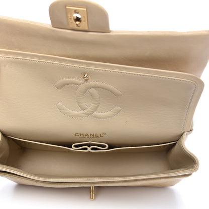 Chanel Lambskin Quilted Medium Double Flap Beige 6 of 11