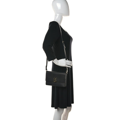 Burberry Grained Calfskin Albion TB Bag Black 2 of 10