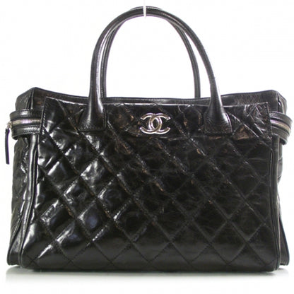 Chanel Glazed Calfskin New Portobello Tote Black 1 of 13