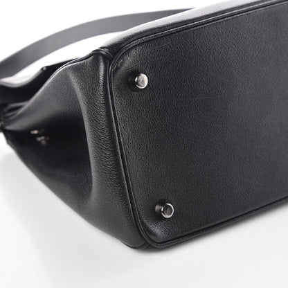 Christian Dior Grained Calfskin Medium Be Dior Flap Black 5 of 10
