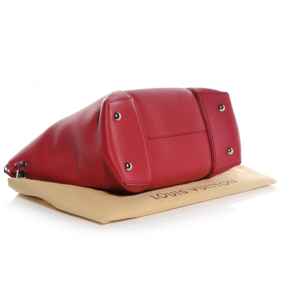 Louis Vuitton Veau Cachemire Soft Lockit MM Framboise 5 of 8