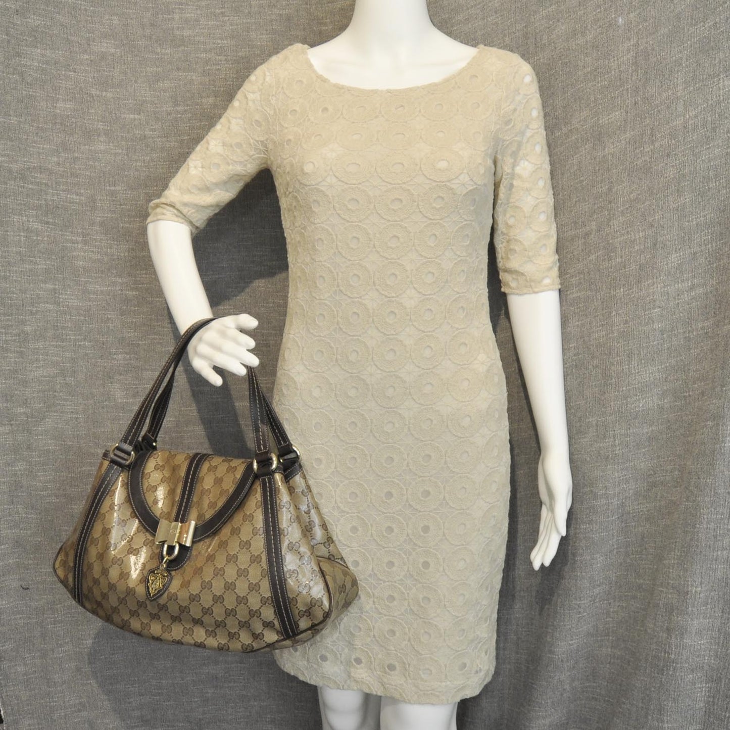Crystal Monogram Duchessa Flap Bag