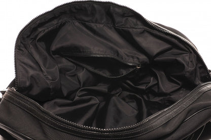 Gucci Canvas Large Parana Web Duffle Bag Black 3 of 10