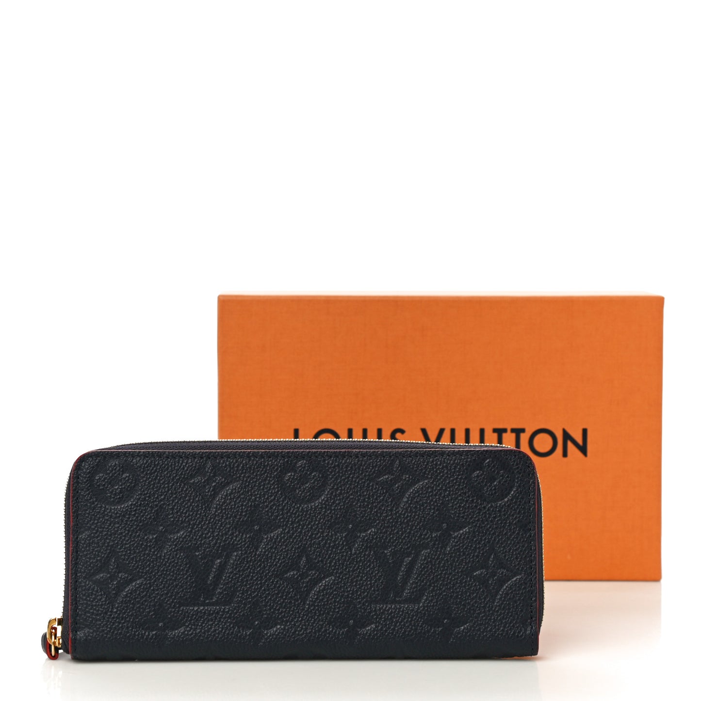 Empreinte Blooming Flowers Clemence Wallet Marine Rouge