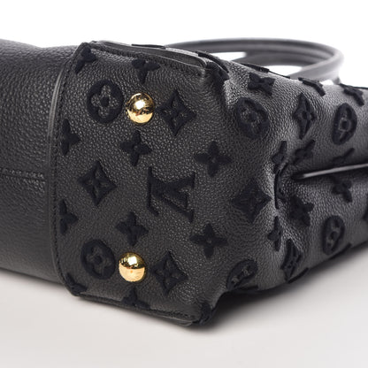 Louis Vuitton Veau Cachemire Tote W PM Black 9 of 10