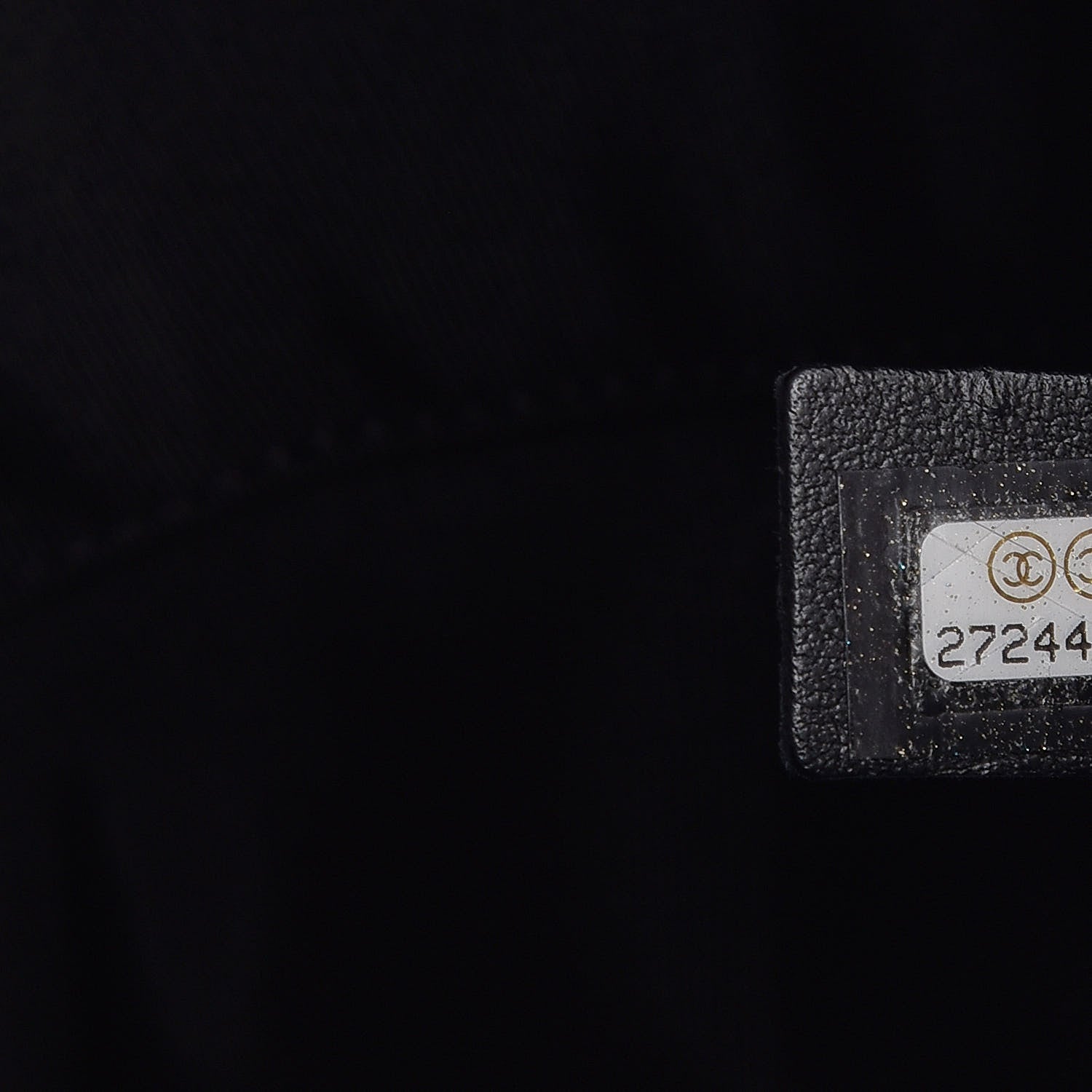 Chanel Bullskin Stitched Large Shopping Bag Black 7 of 9