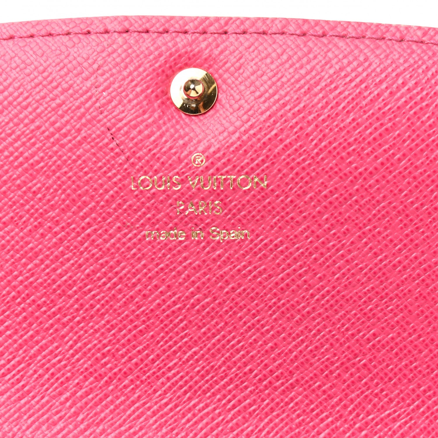Louis Vuitton Monogram Bloom Flower Emilie Wallet Fuchsia 6 of 9