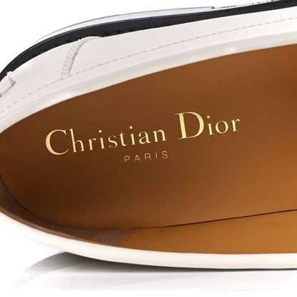 Christian Dior Brushed Calfskin Dior Code 15mm Loafers 41 Off White 7 of 9