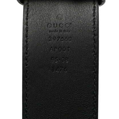 Gucci Calfskin Double G 40mm Belt 95 38 Black 3 of 6