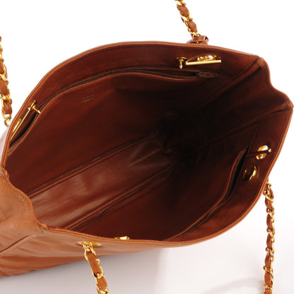 Chanel Lambskin Quilted Shoulder Bag Brown 5 of 8