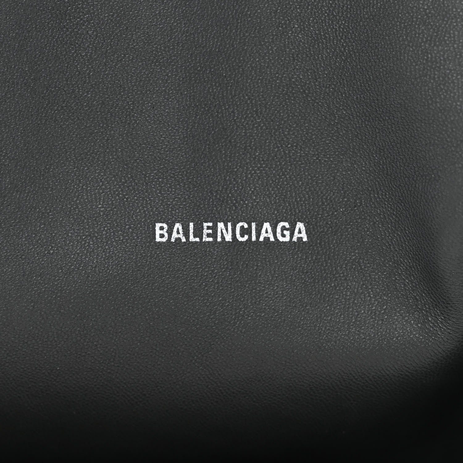 Balenciaga Metallic Crushed Calfskin Large Crush Chain Bag Steel Grey 6 of 14