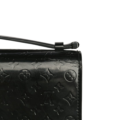 Louis Vuitton Monogram Glace Anouchka Pochette MM Black 18 of 23
