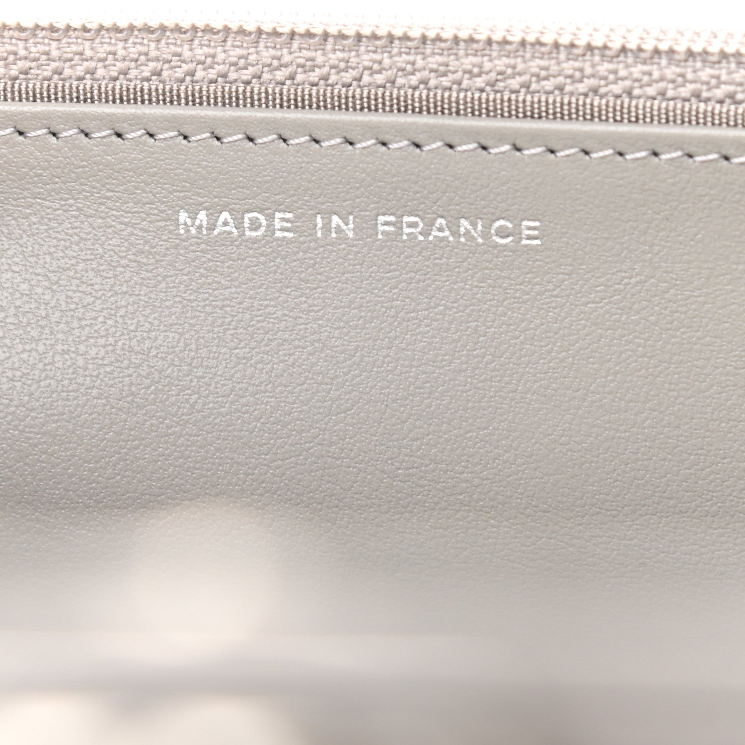 Chanel Caviar Quilted Boy Wallet On Chain WOC Grey 7 of 10