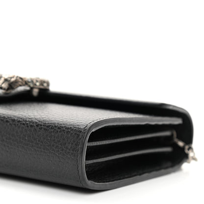 Gucci Calfskin Mini Dionysus Chain Wallet Black 8 of 9