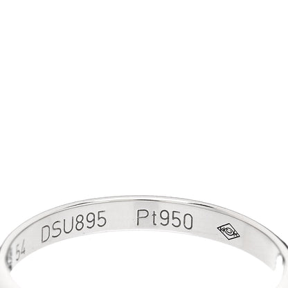 Cartier Platinum 2.5mm 1895 Wedding Band Ring 54 6.75 5 of 5