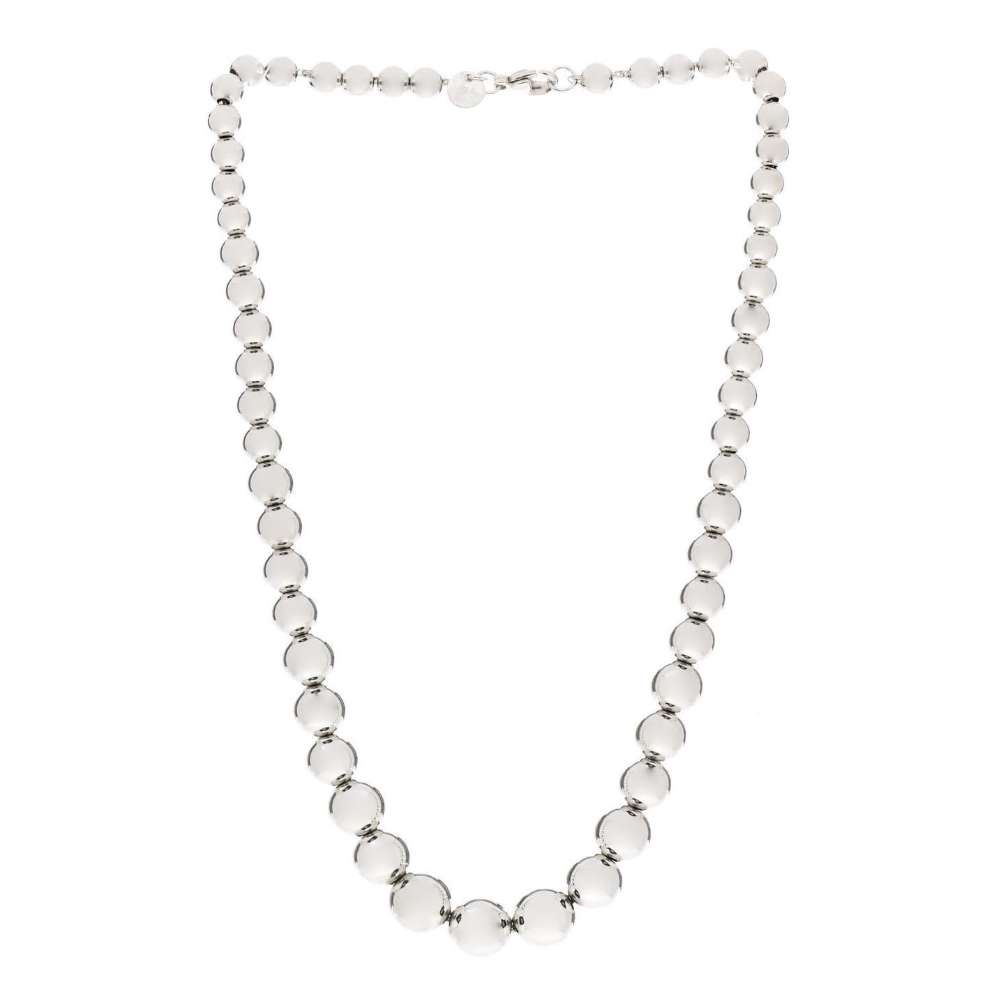 Sterling Silver HardWear Graduated Ball Necklace