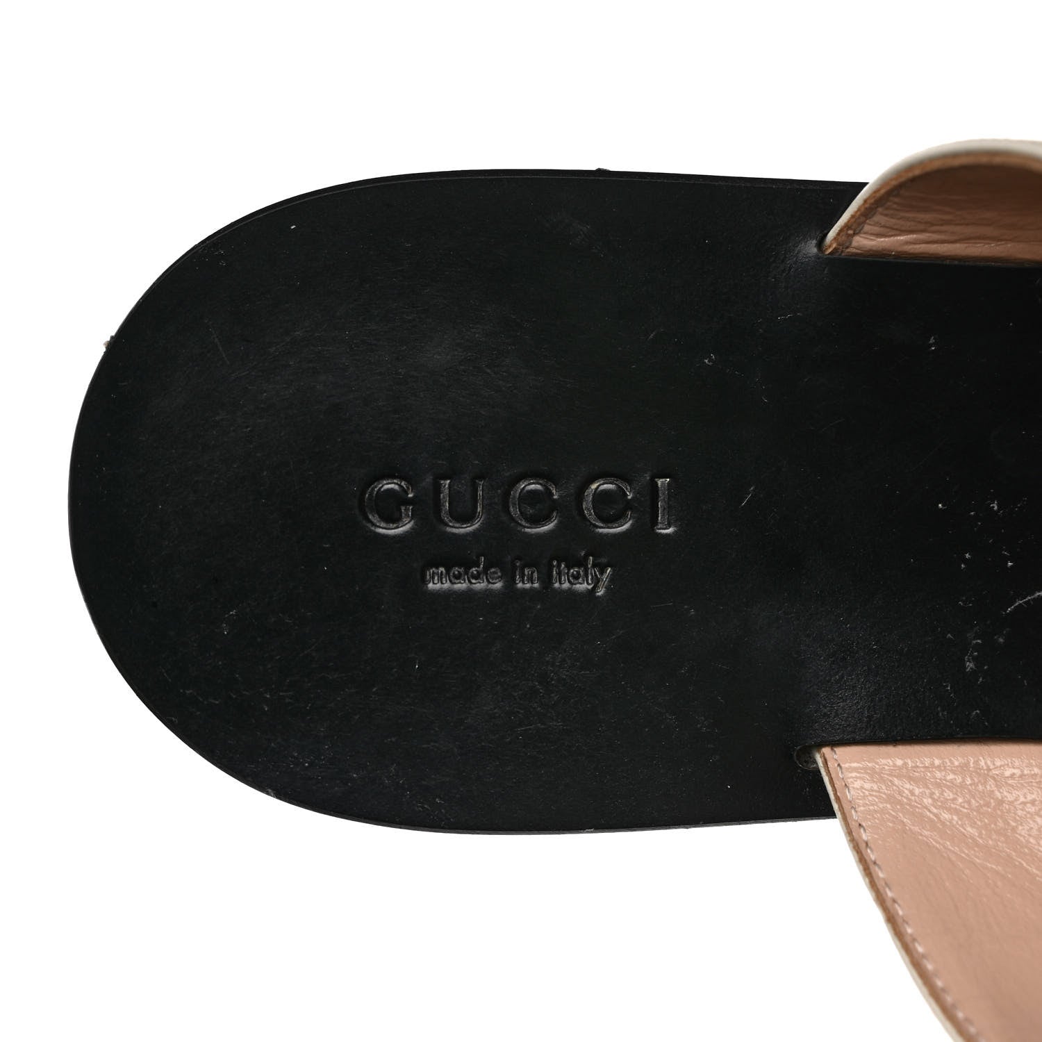 Gucci Calfskin GG Marmont Thong Sandals 38 Mystic White 7 of 10