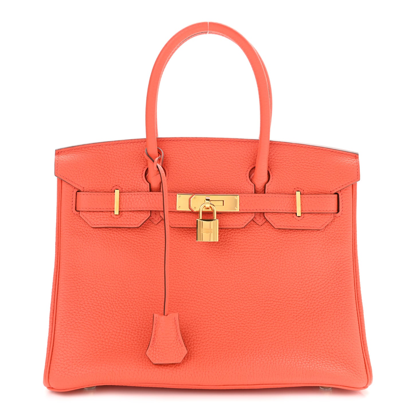 Togo Birkin 30 Orange Poppy