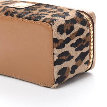 MCM Calf Hair Calfskin Vanity Case Leopard 9 of 11