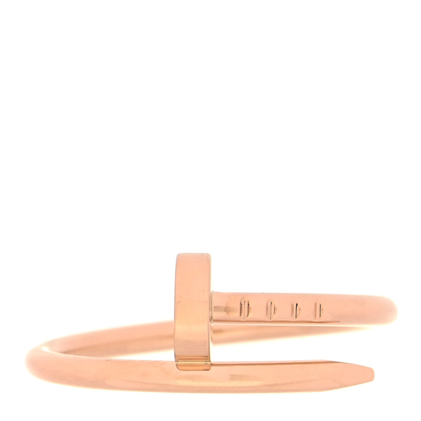 18K Pink Gold Small Juste Un Clou Ring 53 6.5