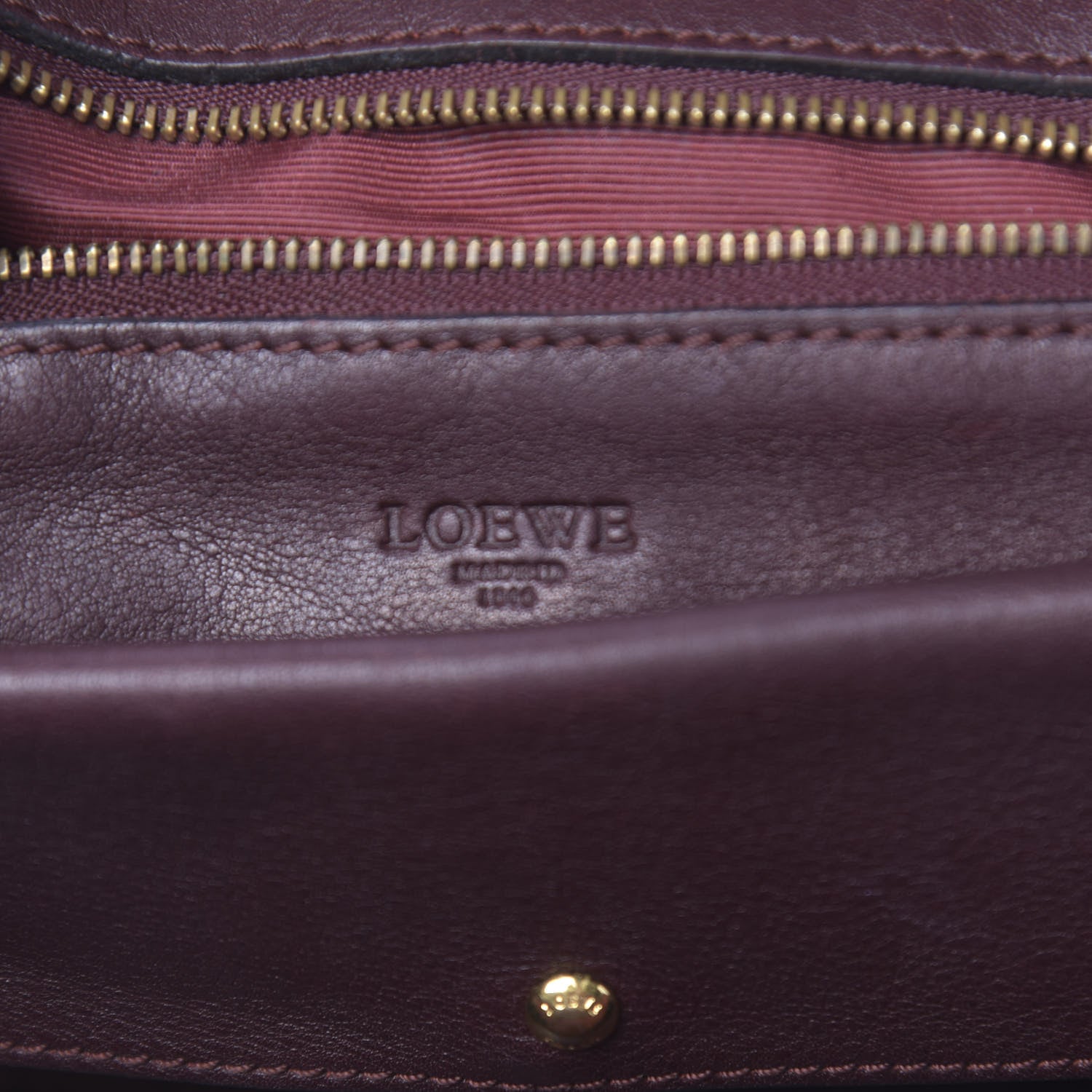 Loewe Calfskin Amazona 36 Purple 6 of 20