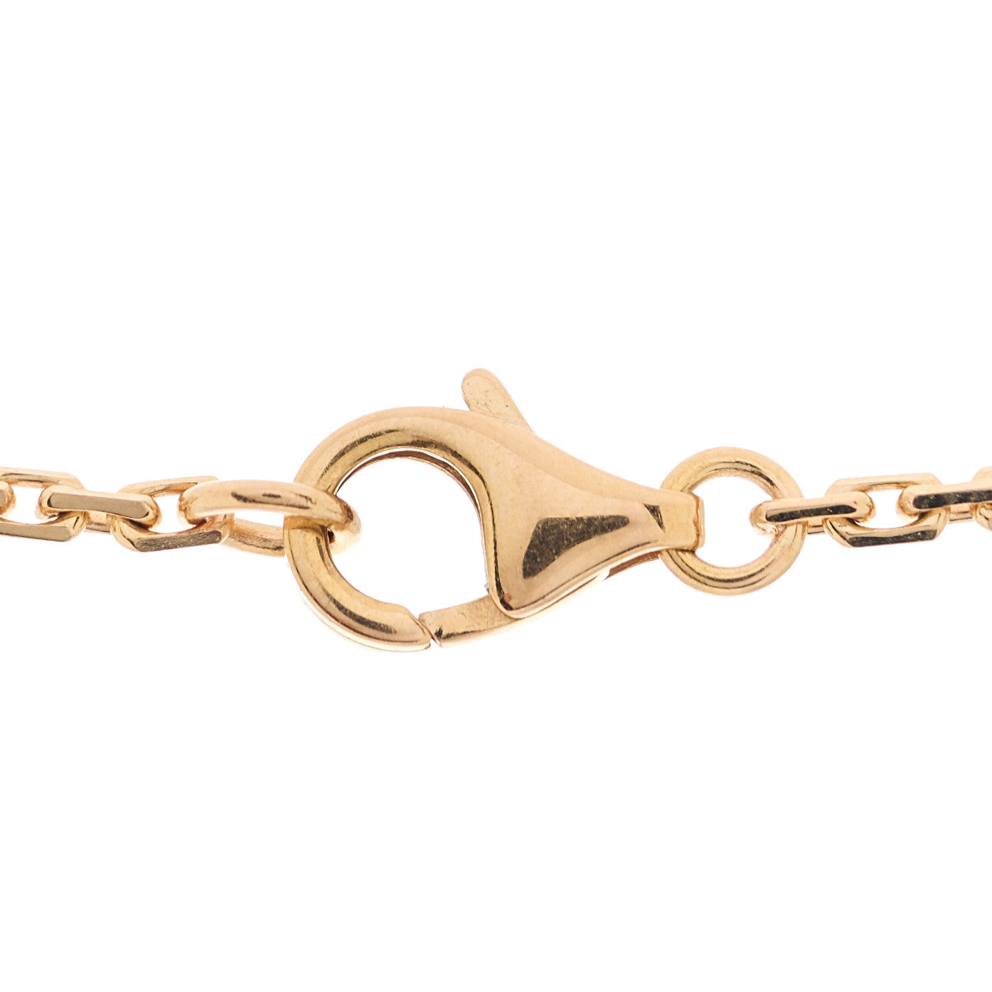 Cartier 18K Pink Gold Diamond Interlocking LOVE Necklace 4 of 6