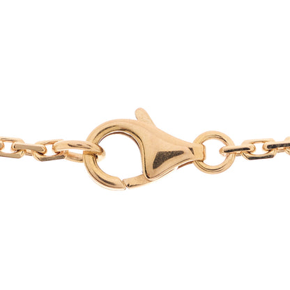 Cartier 18K Pink Gold Diamond Interlocking LOVE Necklace 4 of 6
