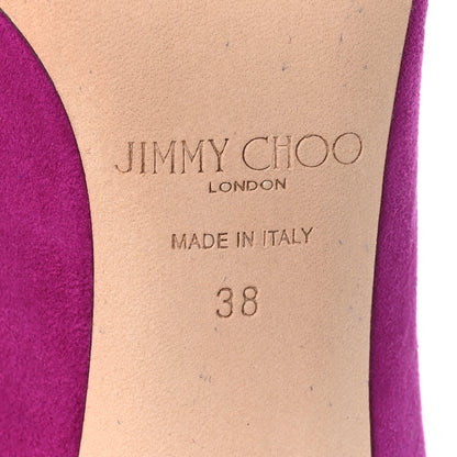 Jimmy Choo Suede Love 85 Pumps 38 Magenta 8 of 9