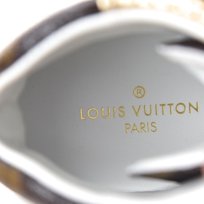 Louis Vuitton Calfskin Monogram Boombox High Top Sneakers 37 Gold 7 of 8