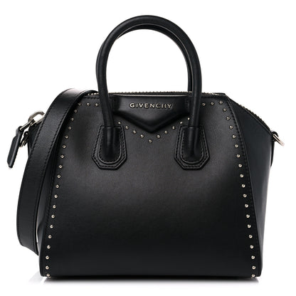 Givenchy Smooth Calfskin Small Studded Antigona Black 1 of 14