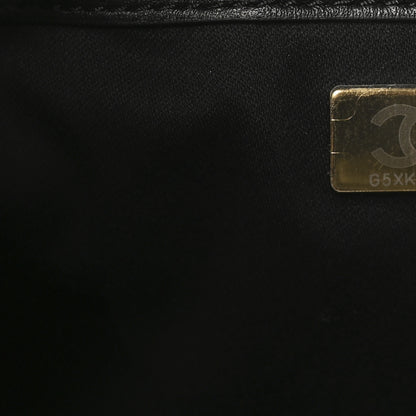 Chanel Suede Quilted Small Chanel 25 Handbag Black 7 of 11