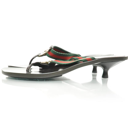 Gucci Web GG Thong Sandals 37 2 of 7
