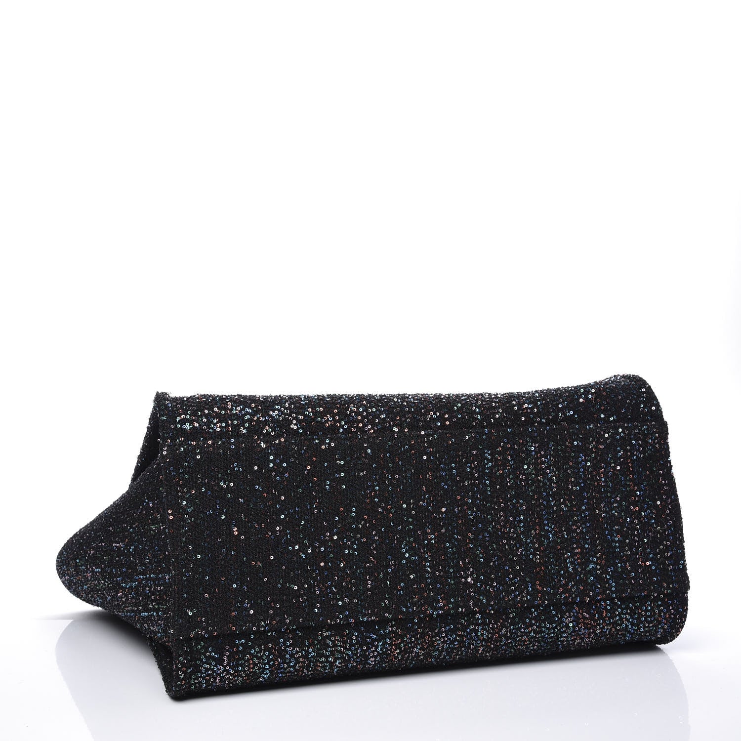 Chanel Calfskin Sequin Medium Deauville Tote Black 3 of 11