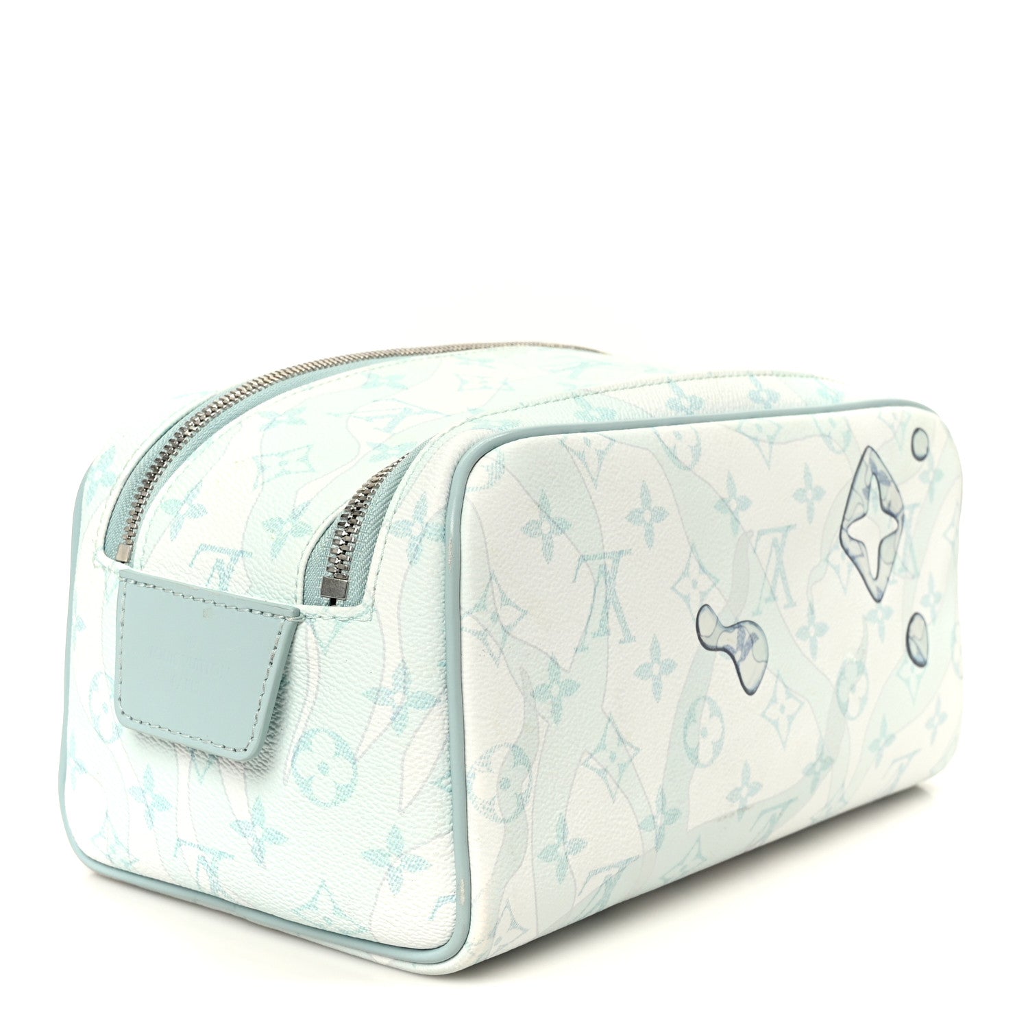Louis Vuitton Monogram Aquagarden Dopp Kit Toilet Pouch Crystal Blue 3 of 8