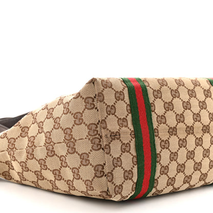 Gucci Monogram Medium Jolicoeur Tote Dark Brown 9 of 10